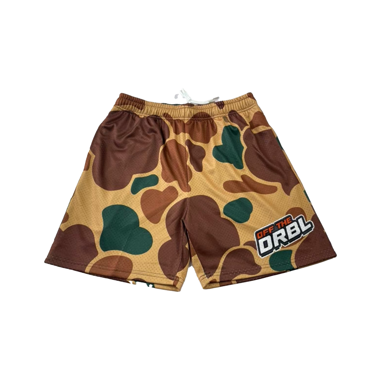 BROWN CAMO OTD SHORTS