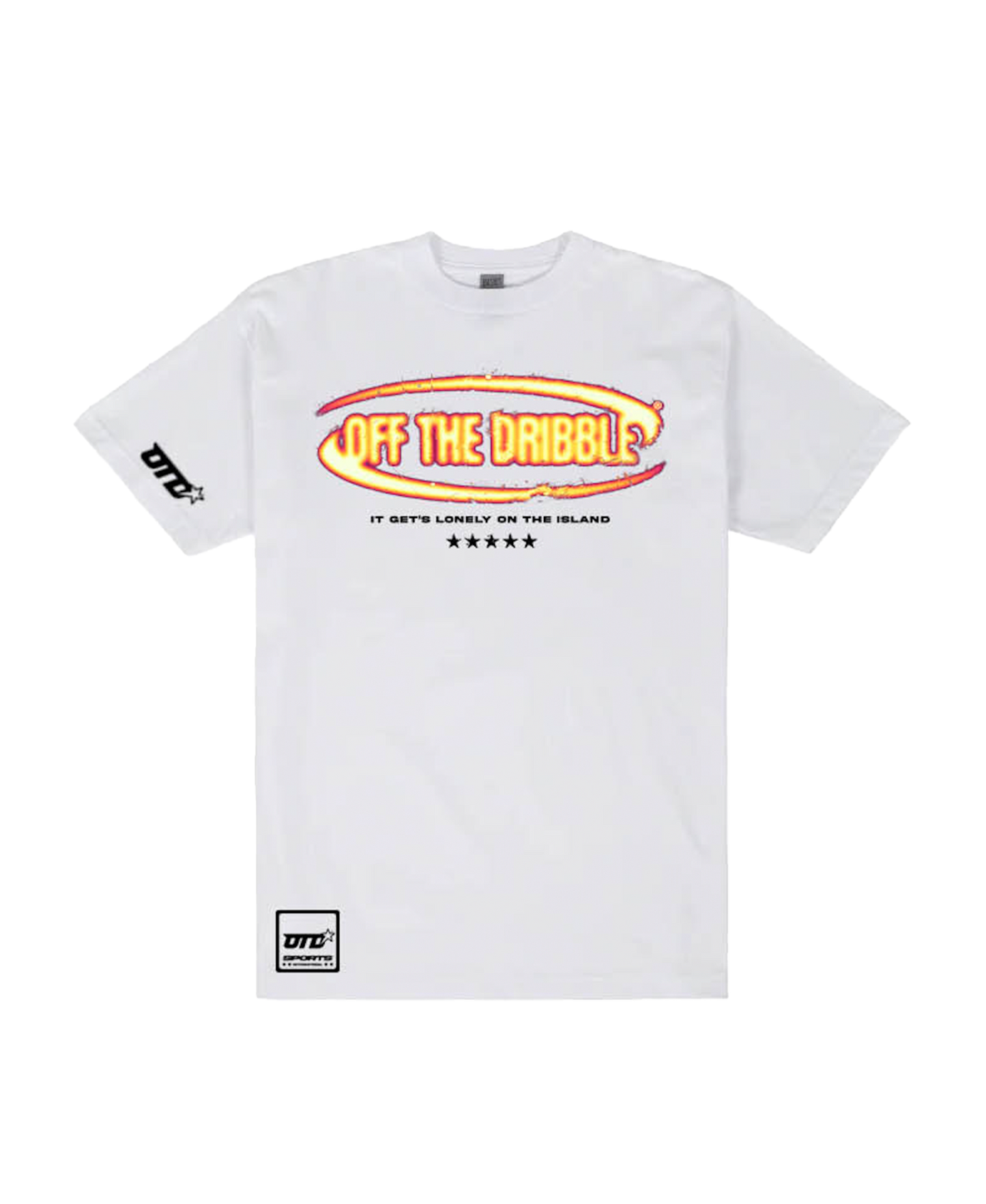 Flame Game Tee - White