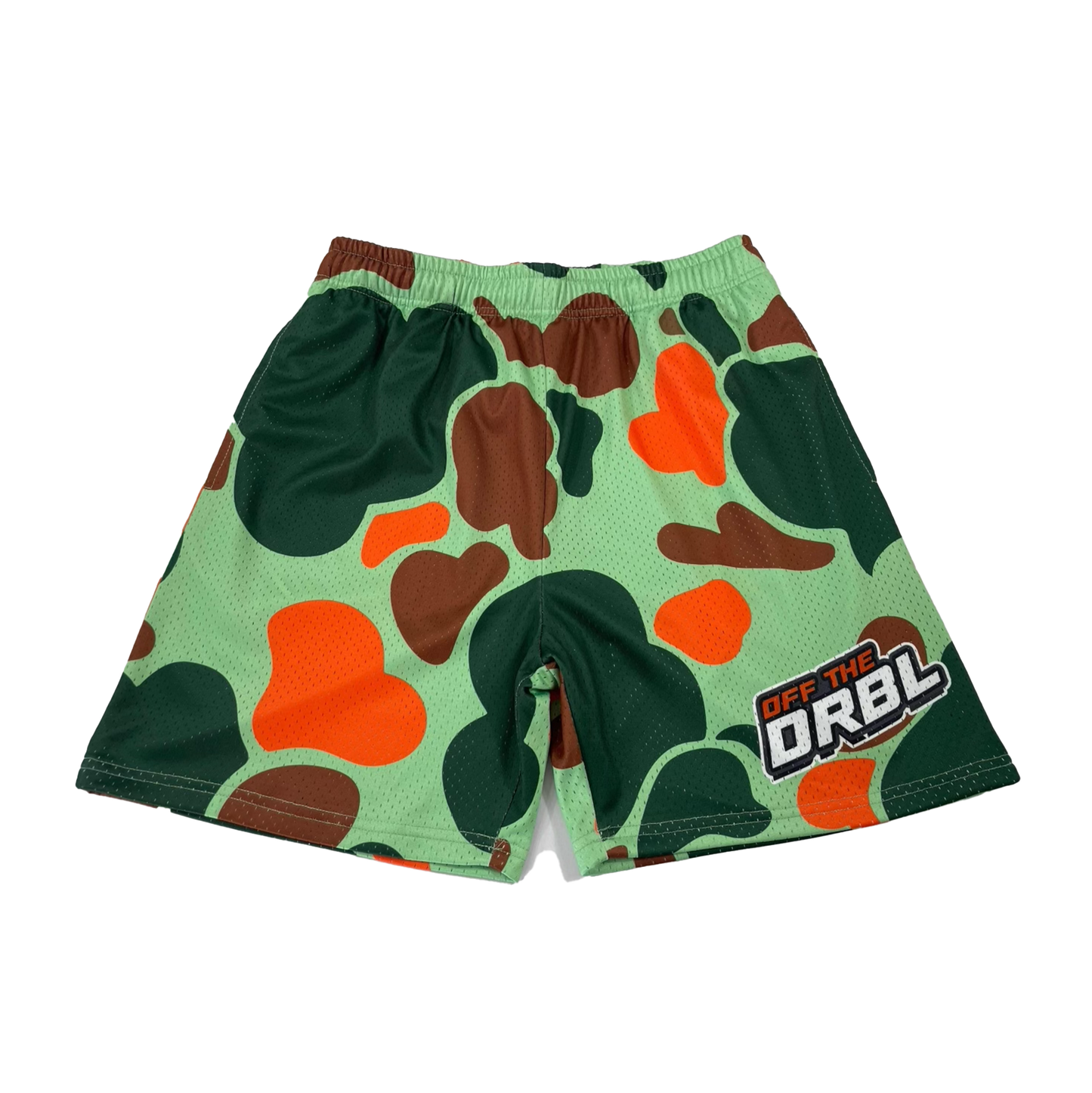 GREEN CAMO OTD SHORTS